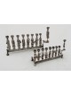 Musiciens en argent sterling filigrane Hanukkah Menora , Cadeaux Tu B'Av , I