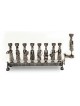 Musiciens en argent sterling filigrane Hanukkah Menora , Cadeaux Tu B'Av , I