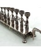 Sterling Silver Musicians Filigree Hanukkah Menora , Tu B'Av Gifts , I