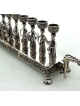 Musiciens en argent sterling filigrane Hanukkah Menora , Cadeaux Tu B'Av , I