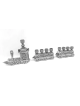 Menorah de Hanoukka en forme de train en argent pur - Sp , Cadeaux Tu B'Av , I