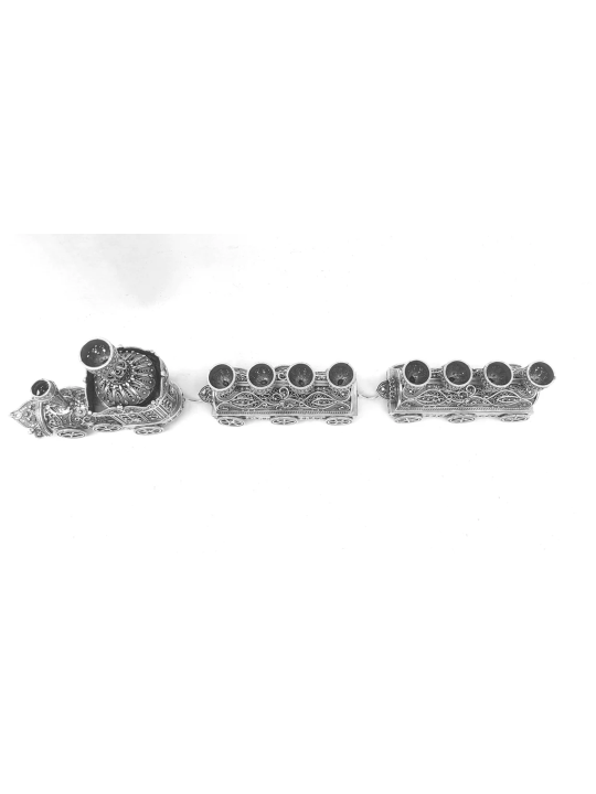 Train Shape Hanukkah Menorah from Pure Silver - Sp , Tu B'Av Gifts , I