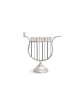 Menorah en argent sterling en forme de harpe colorée, cadeaux de mariage juifs,