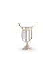 Menorah en argent sterling en forme de harpe colorée, cadeaux de mariage juifs,