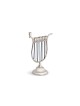 Menorah en argent sterling en forme de harpe colorée, cadeaux de mariage juifs,