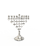 Two-Sided Menorah with Dreidel Design , Modern Hanukkah Menorahs , Isr