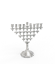 Menorah à deux côtés avec design Dreidel , Menorahs Hanukkah modernes , Isr