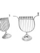 Unique Harp Shaped Large Menorah , Hanukkah Gifts , Israeli Judaica