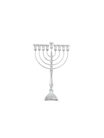 Extra Large Sterling Silver Hanukkah Menorah , Avshalom Hadad , Israël