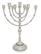 Menorah et canette cinétiques de Hanoukka en argent à double usage, cadeaux de Hanoukka,