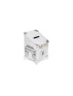 Grande boîte de Tzedakah en argent avec décoration de Jérusalem, boîtes de Tzedakah,