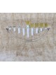 Menorah moderne en argent dans un style contemporain, menorahs modernes de Hanoukka