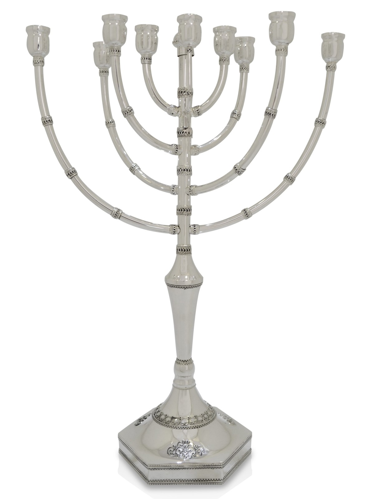 Grande menorah cinétique de Hanoukka avec filigrane, cadeaux de Hanoukka, Israël
