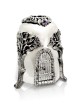 Boîte de charité en forme de maison, pierres d'améthyste, boîtes de Tzedakah, Ju israélien