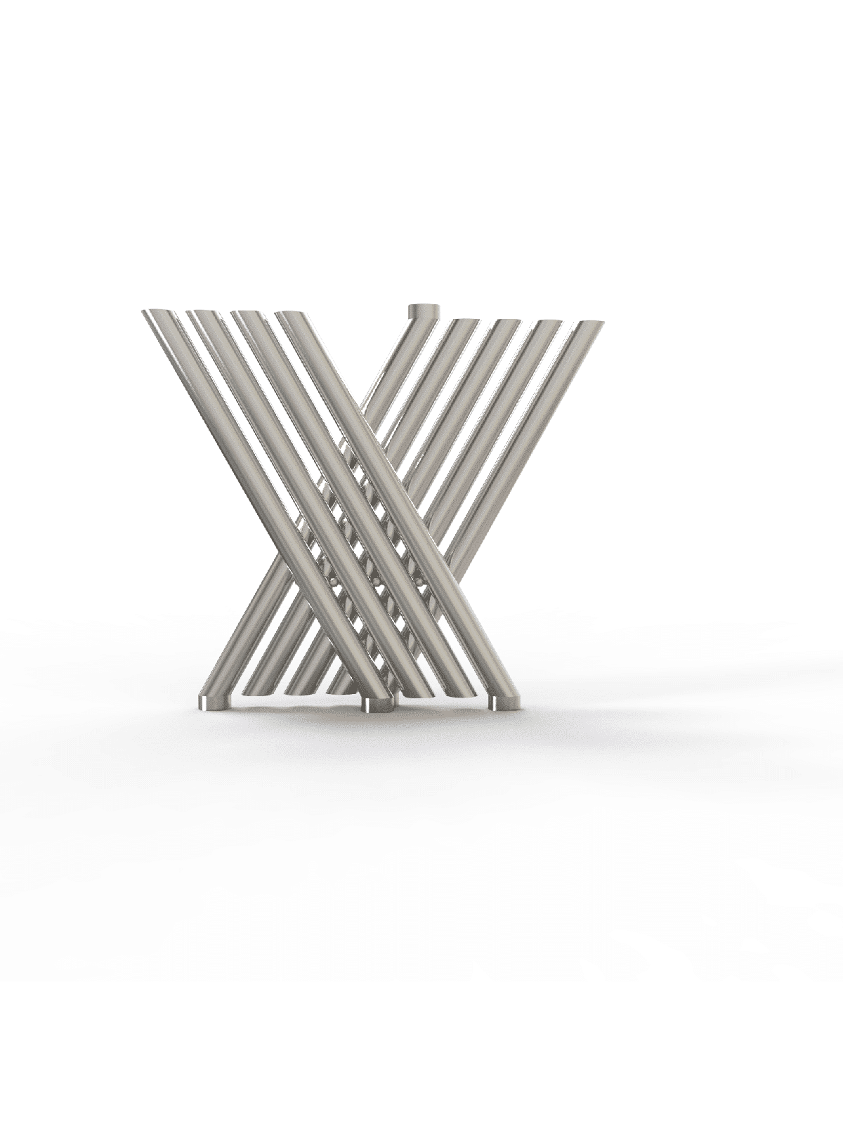 One-of-a-Kind Geometric Sterling Silver Candelabra , Passover Gifts ,