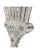 Menorah avec bras incurvés et chandelier de forme ouverte, Hanukkah moderne M