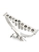 Extraordinary Contemporary Menorah Sterling Silver , Modern Hanukkah M