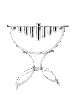 Menorah contemporaine en argent sterling unique en son genre, Hanukkah moderne M