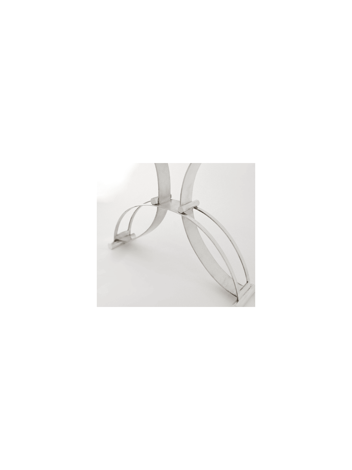 Menorah contemporaine en argent sterling unique en son genre, Hanukkah moderne M