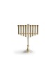 Large Menorah with Brass Balls , Jewish Wedding Gifts , Israeli Judaic