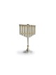 Large Menorah with Brass Balls , Jewish Wedding Gifts , Israeli Judaic