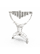 Large Modern Hanukkah Menorah Sterling Silver , Modern Hanukkah Menora