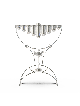 Large Modern Hanukkah Menorah Sterling Silver , Modern Hanukkah Menora