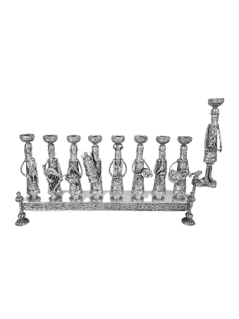 Musiciens uniques en leur genre Grand Sterling Silver Hanu , Cadeaux Tu B'Av , I