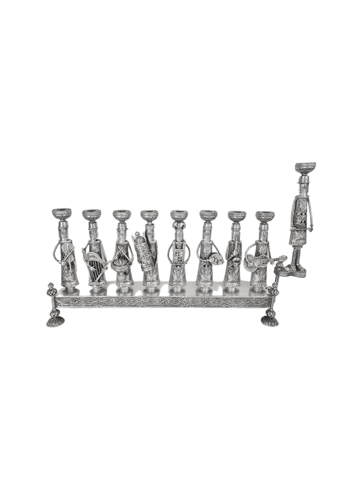 Musiciens uniques en leur genre Grand Sterling Silver Hanu , Cadeaux Tu B'Av , I
