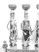 Musiciens uniques en leur genre Grand Sterling Silver Hanu , Cadeaux Tu B'Av , I