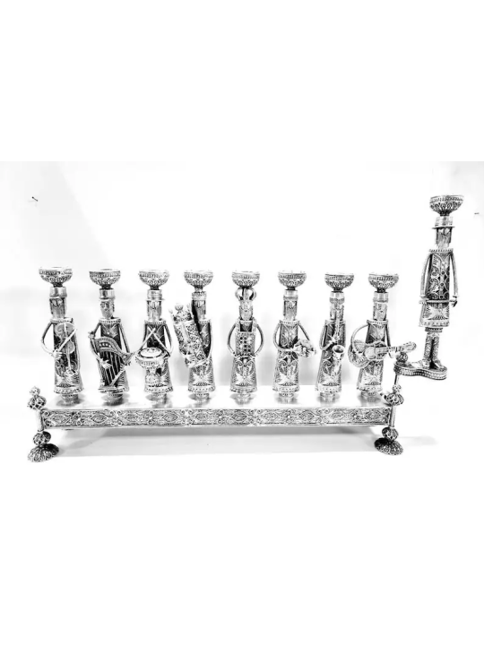 Musiciens uniques en leur genre Grand Sterling Silver Hanu , Cadeaux Tu B'Av , I