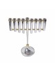 Silver & Brass Extraordinary Large Menorah , Modern Hanukkah Menorahs