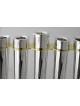 Silver & Brass Extraordinary Large Menorah , Modern Hanukkah Menorahs