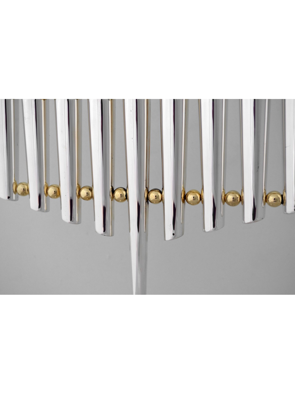 Silver & Brass Extraordinary Large Menorah , Modern Hanukkah Menorahs