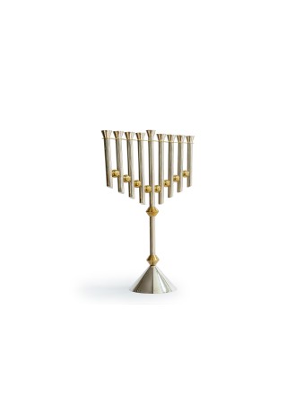חנוכיית חנוכה XL כסף סטרלינג ופליז , חנוכיות מודרניות לחנוכה
