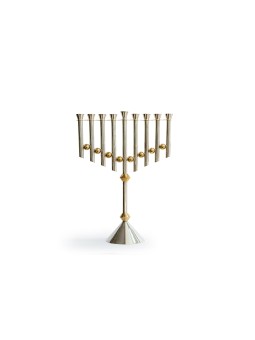 Menorah extra large moderne en argent sterling, menorahs modernes de Hanoukka