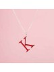 Énorme pendentif lettre d’or en multi-couleurs, cadeaux Tu B’Av, Jud israélien