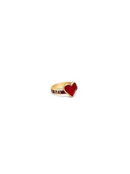 Bague coeur d'amour charmante en or 14 carats, cadeaux Tu B'Av, Judaica israélienne