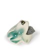 Ceramic Kitchen Sponge Holder Lady Frog Shaped , Tu B'Av Gifts , Israe