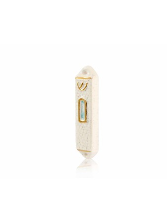 Ceramic Mezuzah Case The Tablets of the Covenant , Ceramic Mezuzah Cas