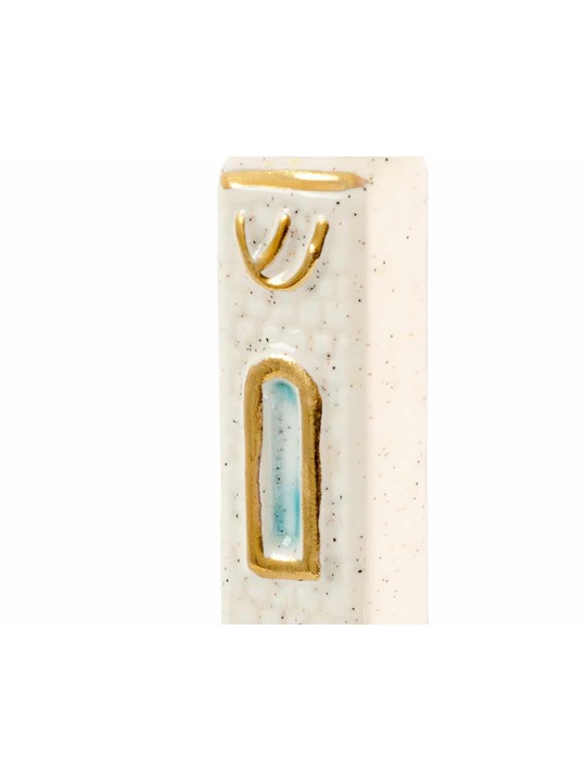 Ceramic Mezuzah Case The Tablets of the Covenant , Ceramic Mezuzah Cas