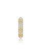Mezuzah en céramique avec peinture faite à la main de Menorah, Mezuzah en céramique Ca