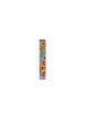 Colourful Mezuzah Flowers blue and red , Extra Large Mezuzah , Israeli