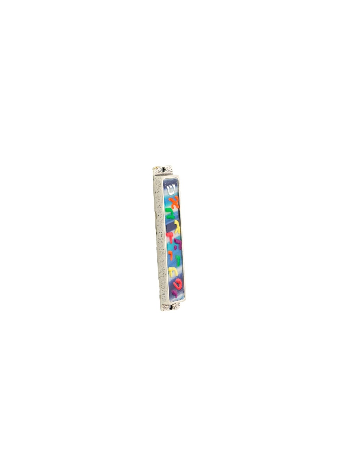 Étui mezuzah alphabet , Extra Large Mezuzah , Judaica israélien
