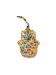 Mur en bois coloré suspendu Hamsa avec Im Eshkachec , Hamsa Wall Art ,