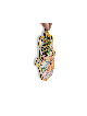 Mur en bois coloré suspendu Hamsa avec Im Eshkachec , Hamsa Wall Art ,