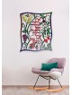 Colorful Shivat Haminim Metal Jewish Wall Hanging  , Jewish Home Bless