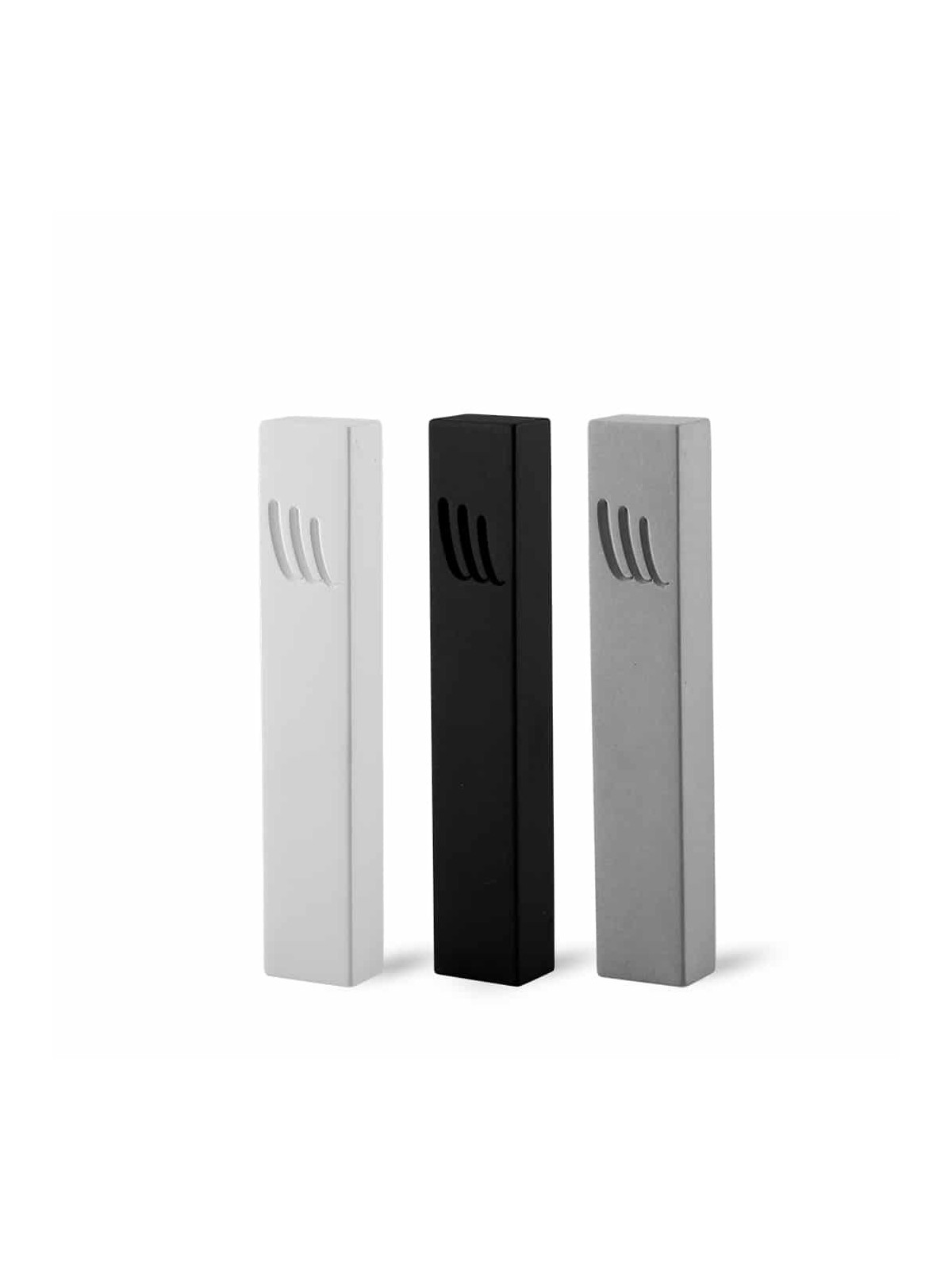 Unique Minimalist Cement Mezuzah Case , Large Mezuzahs , Israeli Judai