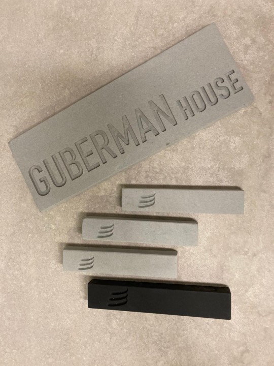 Cas minimaliste unique de Mezuzah de ciment, grandes Mezuzahs, Judai israélien