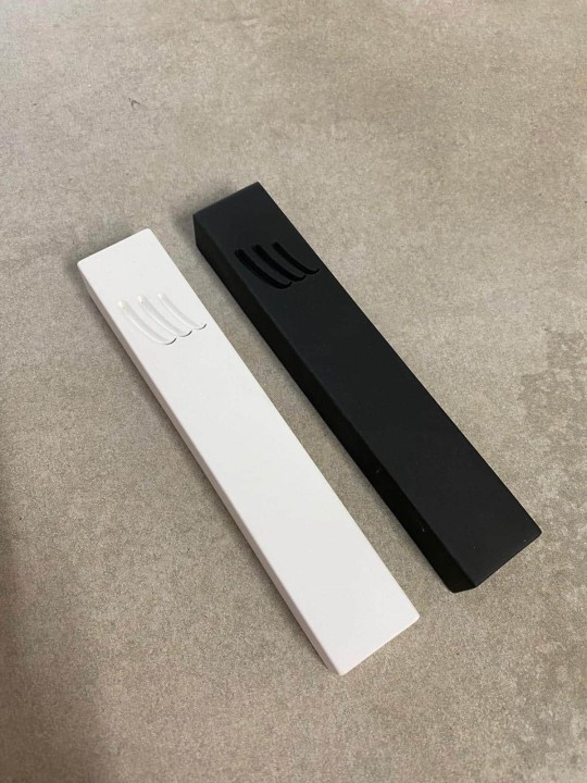 Unique Minimalist Cement Mezuzah Case , Large Mezuzahs , Israeli Judai